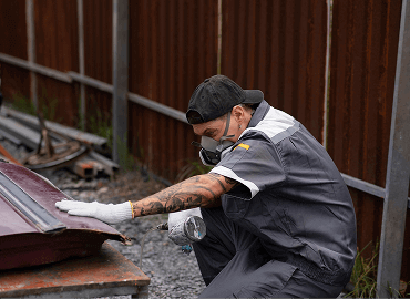 Wall seepage waterproofing for a commercial property